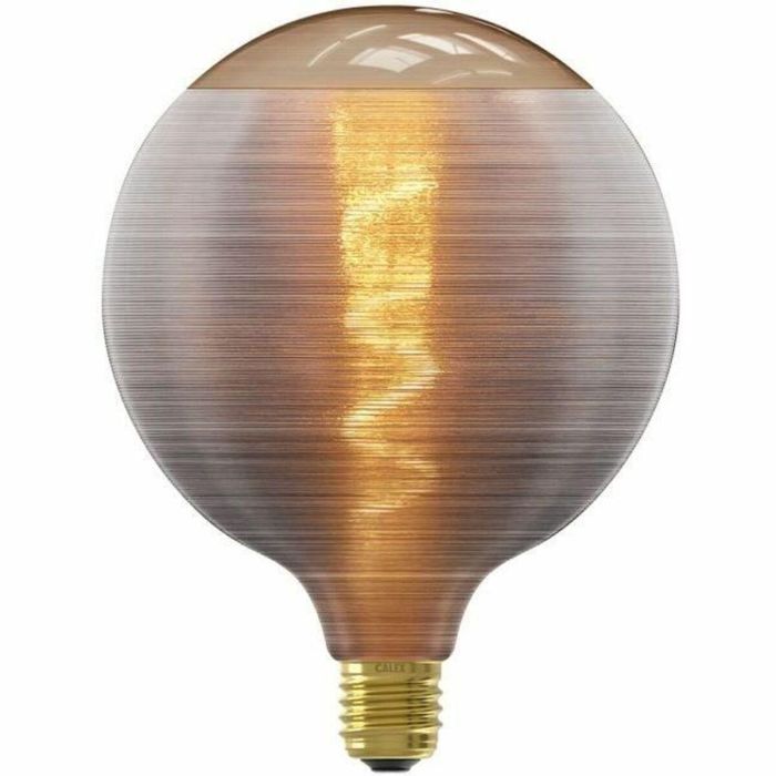 Bombilla LED E27 - CALEX - G125 - Filamento espiral - 4W - 80 lm - 1800 K - Gris