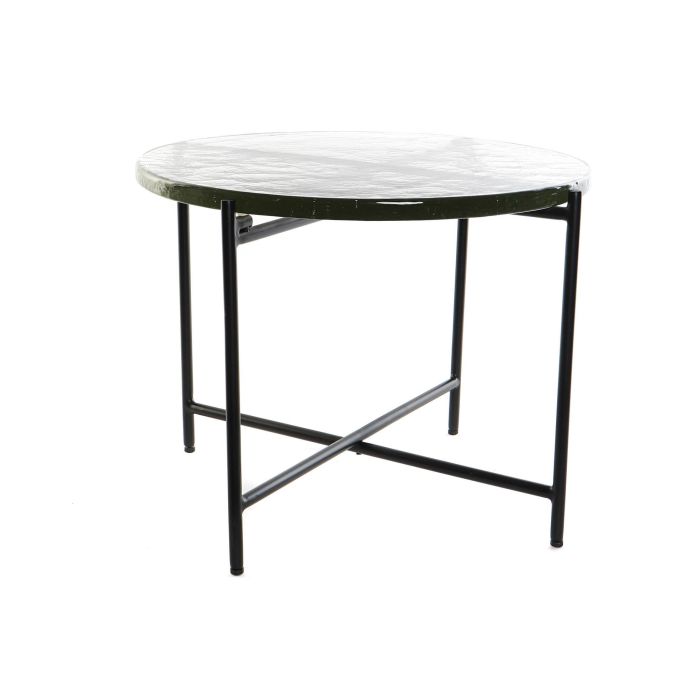 Mesita Auxiliar Moderno DKD Home Decor Negro 50 x 42 x 50 cm Mesita Auxiliar Moderno DKD Home Decor Negro 50 x 42 x 50 cm