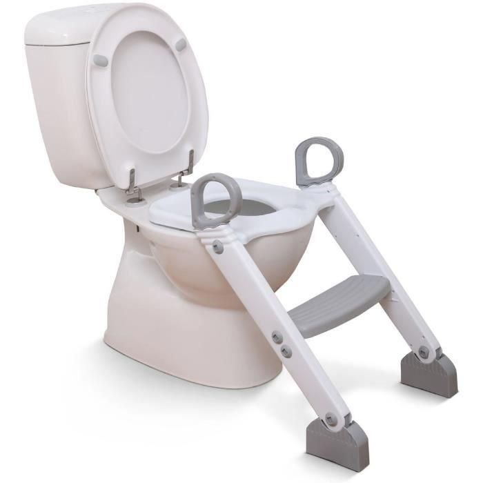 Dreambaby AAAAT52835 Asiento de Entrenamiento para Inodoro STEP-UP, Reductor con 2 Niveles Regulables, Gris Dreambaby AAAAT52835 Asiento de Entrenamiento para Inodoro STEP-UP, Reductor con 2 Niveles Regulables, Gris
