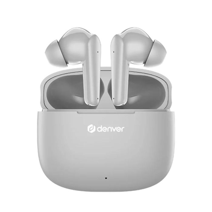 Auriculares Inalámbricos con Estuche de Carga Denver Electronics Gris