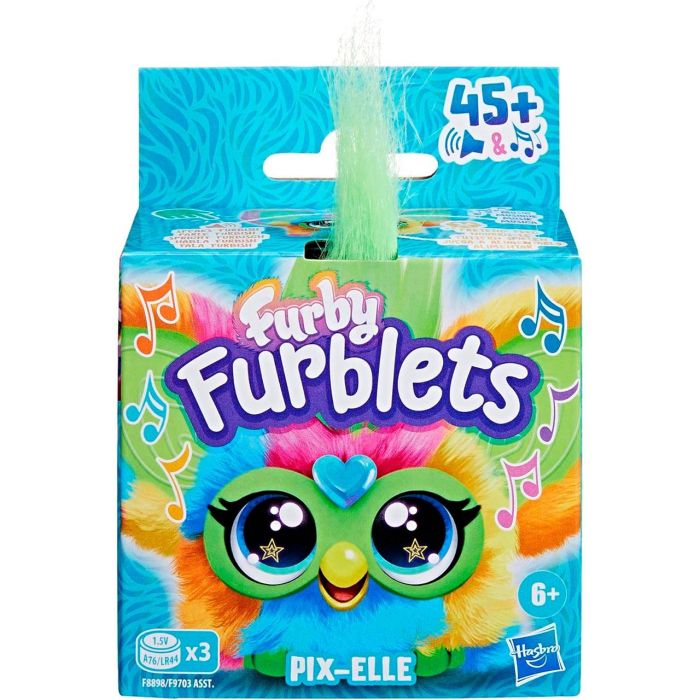 Furby Hasbro Furblets Pix-Elle F8898 - Juguete musical con frases Furbish y sonidos, para niños +6 años 1