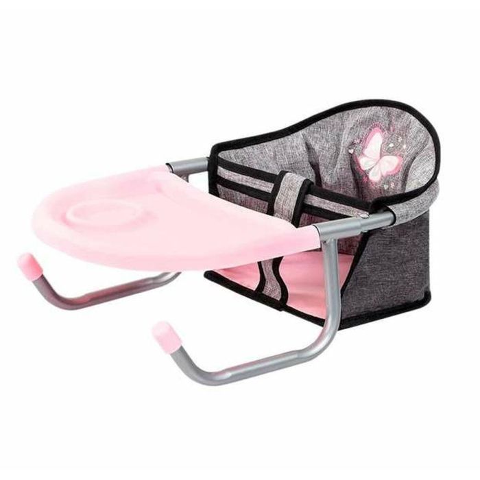 Sillita de mesa para muñecas con bandeja Sillita de mesa para muñecas con bandeja