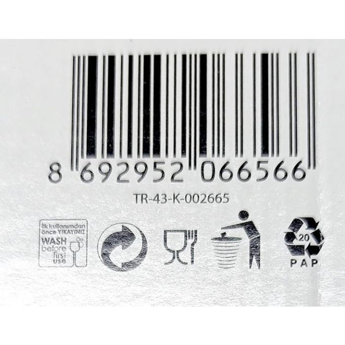 Lav Set 6 Copas Vino Blanco 200 cc 6x6x16 cm (4 Cajas)