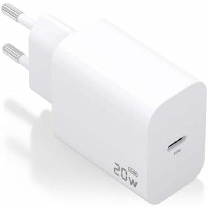 AISENS - CARGADOR GaN 20W, 1xUSB-C PD3.0, BLANCO 1 AISENS - CARGADOR GaN 20W, 1xUSB-C PD3.0, BLANCO 1