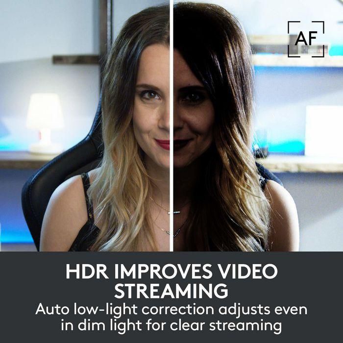 Logitech 960-001194 Webcam Brio Stream 4K HD Enfoque Automático HDR Micrófonos Cancelación Ruido Windows Hello 9 Logitech 960-001194 Webcam Brio Stream 4K HD Enfoque Automático HDR Micrófonos Cancelación Ruido Windows Hello 9