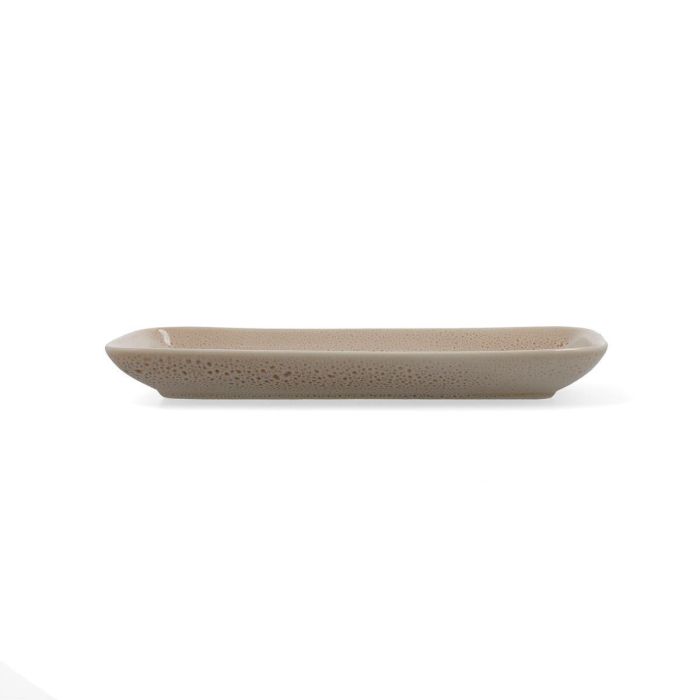 Ariane Bandeja Rectangular Porcelana Reforzada Hostelería Porous 28x14 cm Extra Resistente Antidesportillamiento Pack 6 Unidades 1