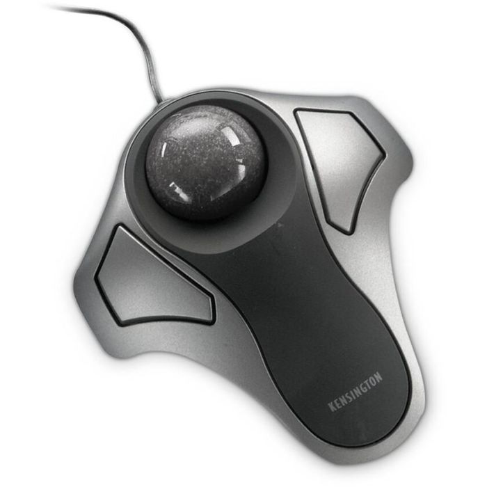 Kensington Ratón Trackball Orbit Cable Usb Ambidiestro Gris-Negro - Tecnología Óptica, Compacto 1