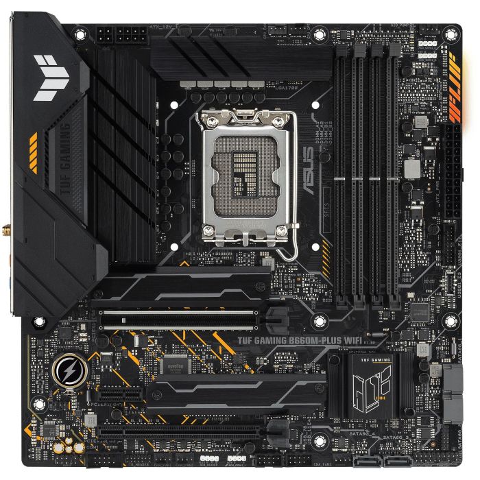 ASUS TUF GAMING B660M-PLUS WiFi Intel B660 LGA 1700 DDR5 Wi-Fi 6 Placa Base Micro ATX 1