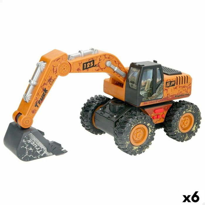 Excavadora Speed & Go Luz Sonido 26 x 15 x 12 cm (6 Unidades) Excavadora Speed & Go Luz Sonido 26 x 15 x 12 cm (6 Unidades)