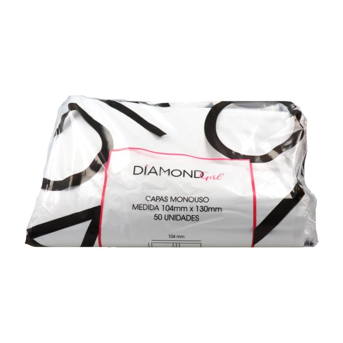 Diamond Girl Capas Desechables Blancas 104X130 cm 50 Unidades
