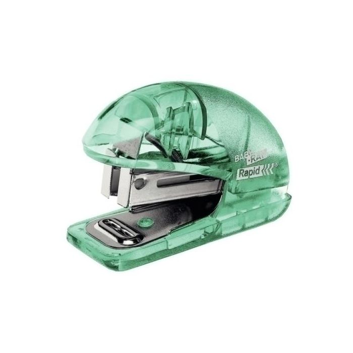 Rapid f4 Colour Breeze Grapadora Mini Sobremesa, usa grapas 24/6 y 26/6, capacidad +20 hojas, color verde