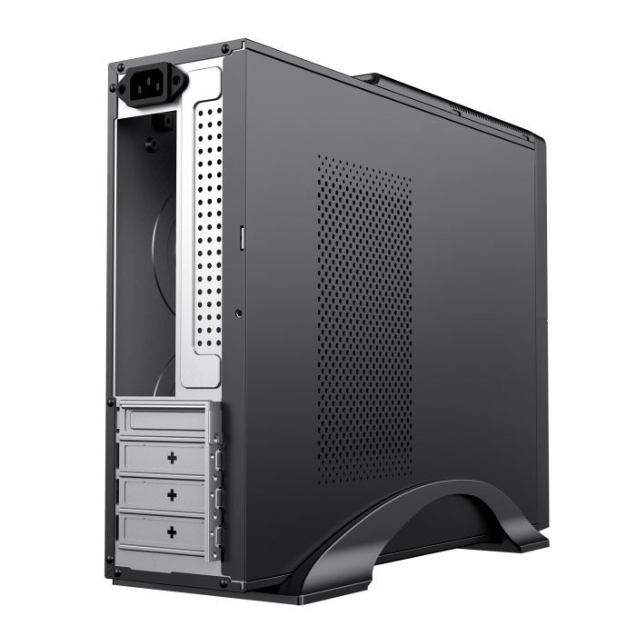 Phoenix Caja de Ordenador Micro ATX ITX SLIM con Fuente 300W 80+ Integrada, USB 3.0/2.0, Ventilador 80mm y Soporte Vertical 4 Phoenix Caja de Ordenador Micro ATX ITX SLIM con Fuente 300W 80+ Integrada, USB 3.0/2.0, Ventilador 80mm y Soporte Vertical 4