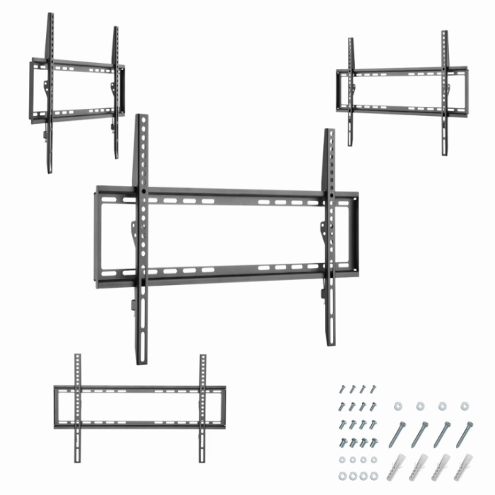 Gembird WM-70F-03 soporte para TV 177,8 cm (70") Negro Gembird WM-70F-03 soporte para TV 177,8 cm (70") Negro