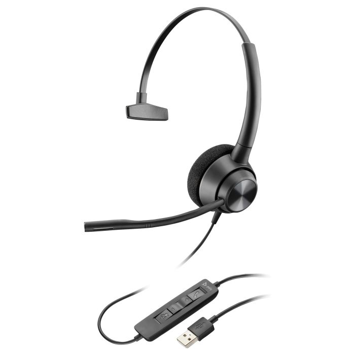 HP Poly Headset EncorePro 310 Monaural USB-A Auricular para Oficina/Centro de Llamadas