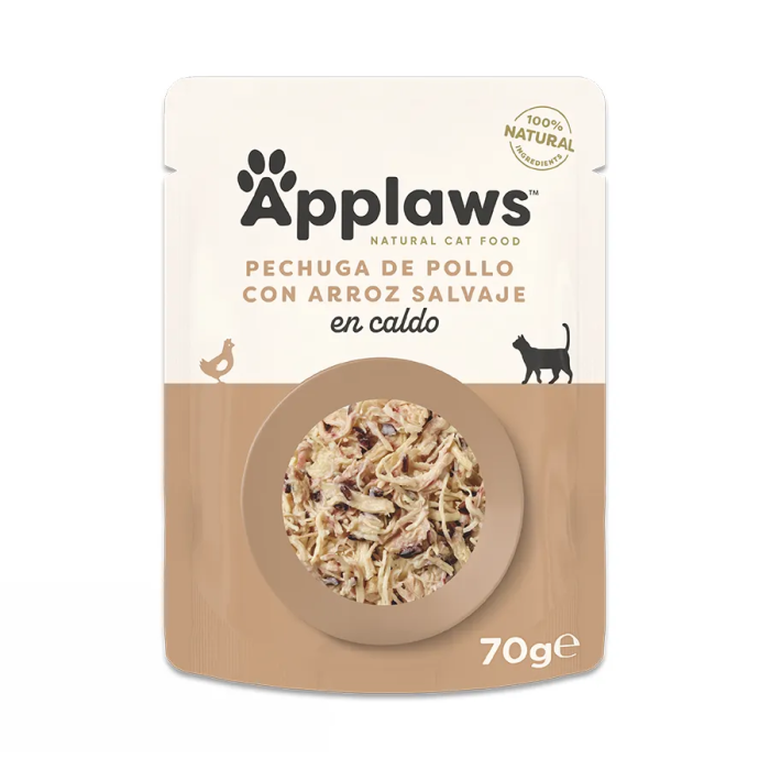 Applaws Cat Sobre Pollo Con Arroz 12x70 gr