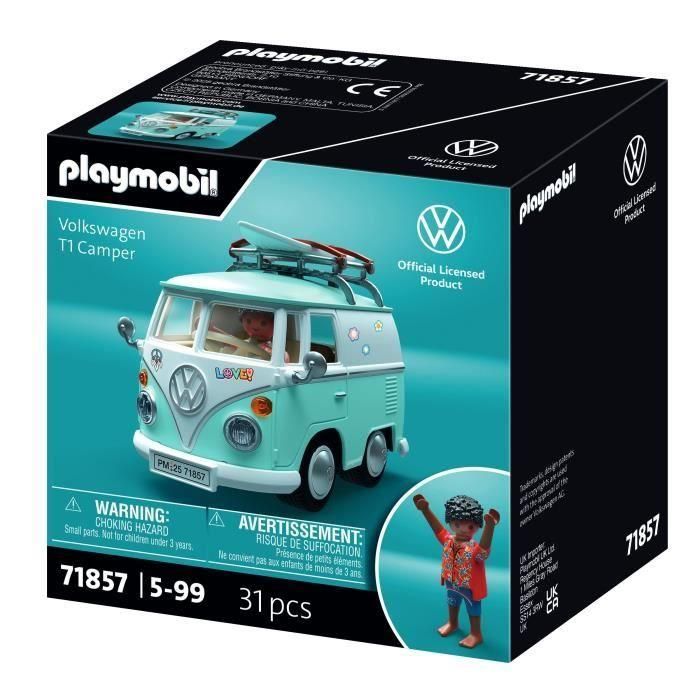 Playmobil 71857 Volkswagen T1 Camper - Coche Icónico 0 Playmobil 71857 Volkswagen T1 Camper - Coche Icónico 0