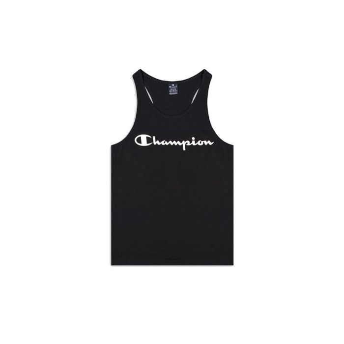 Camiseta de Tirantes Hombre Champion Negro S Camiseta de Tirantes Hombre Champion Negro S