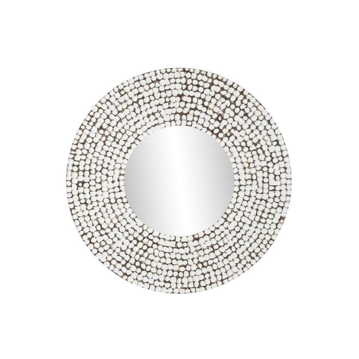 Espejo Item Home DKD Home Decor Blanco 4 x 120 x 120 cm Espejo Item Home DKD Home Decor Blanco 4 x 120 x 120 cm