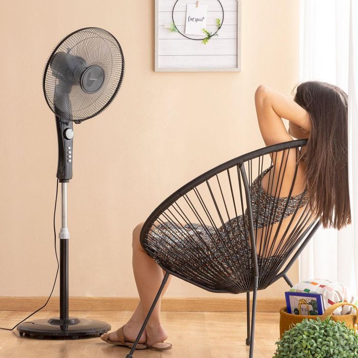 Ventilador de Pie InnovaGoods Breezinn Negro 45 W 4
