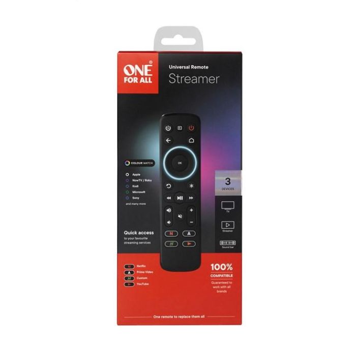 One For All URC7535 Mando a Distancia para Streaming 4