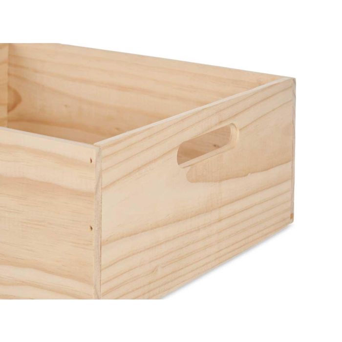 Caja Madera Cerrada 36 X 31 Cm Giftdecor (4 Unidades) 3 Caja Madera Cerrada 36 X 31 Cm Giftdecor (4 Unidades) 3