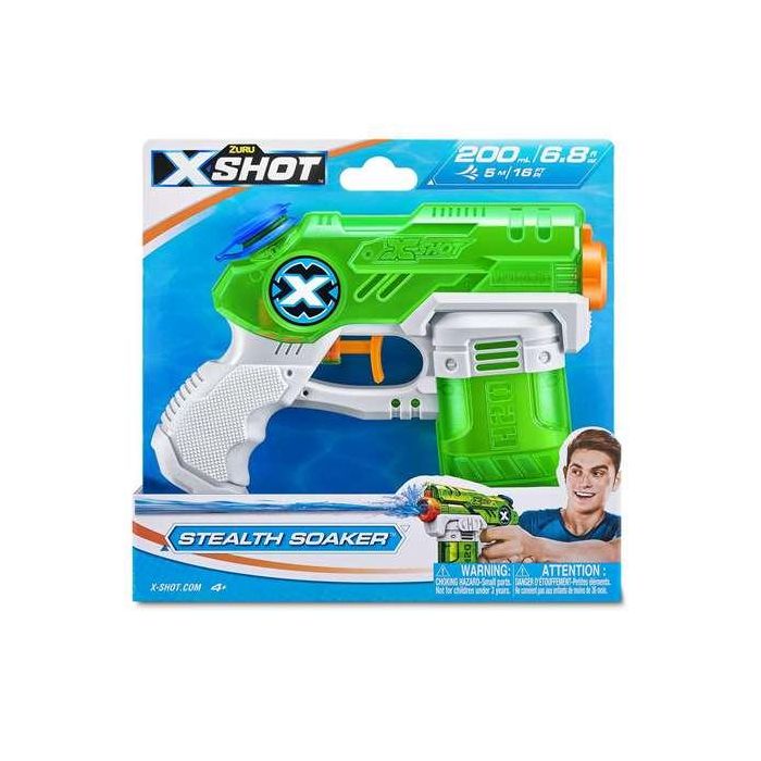 Pistola de agua x-shot warfare mini stealth soaker 20x4x19'5cm - modelos surtidos Pistola de agua x-shot warfare mini stealth soaker 20x4x19'5cm - modelos surtidos