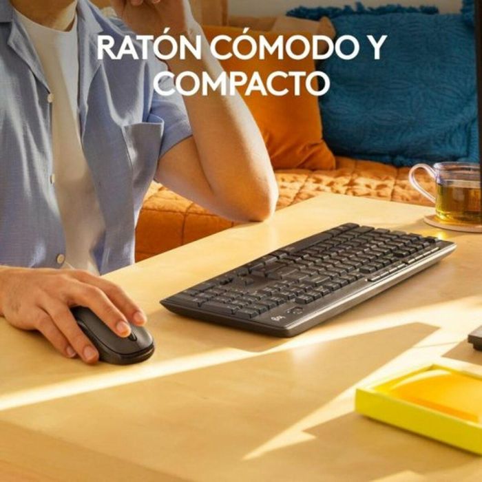 Teclado Logitech Negro Alemán QWERTZ 2 Teclado Logitech Negro Alemán QWERTZ 2