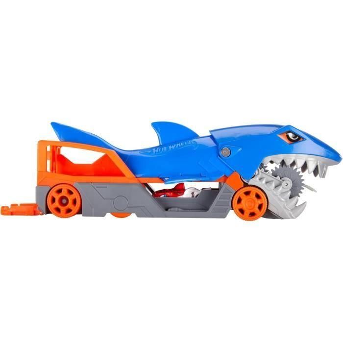 Tiburón mastica coches hot wheels guarda y transporta hasta 5 coches de juguete. 2 Tiburón mastica coches hot wheels guarda y transporta hasta 5 coches de juguete. 2