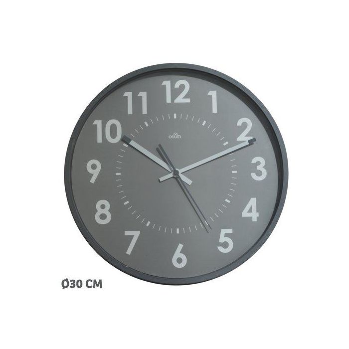 Reloj Pared Orium By Cep Analogico 11245 30 Cm Ø Gris