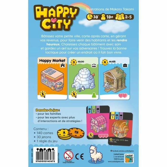 Juego de Mesa Asmodee Happy City (FR) 3