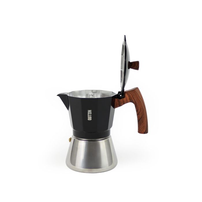 Quttin Cafetera Inducción 9 Servicios Acero Inoxidable/Aluminio Negra - 11.7 x 20.7 x 19 cm (6 Unidades) 3