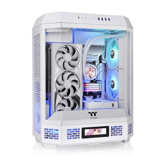 Thermaltake The Tower 600 Snow White Midi Torre PC CA-1Z1-00M6WN-00 ATX/microATX/Mini-ITX Vidrio Templado Blanco Gaming