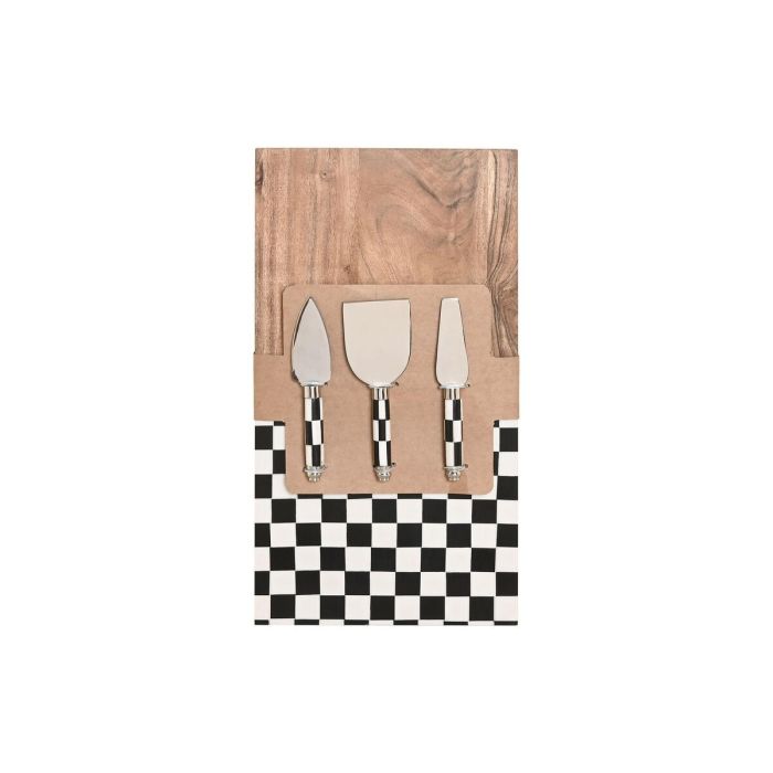 DKD Home Decor Tabla de Cortar Moderna, Set de 4, Blanco, Negro y Natural, Madera Acacia, Inox y Resina, 38x20x1.5 cm 0 DKD Home Decor Tabla de Cortar Moderna, Set de 4, Blanco, Negro y Natural, Madera Acacia, Inox y Resina, 38x20x1.5 cm 0