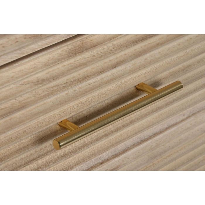 Cómoda DKD Home Decor Dorado Marrón claro Madera Madera de Paulonia Madera MDF Scandi 45 x 40 x 100 cm 42 x 40 x 100 cm 3 Cómoda DKD Home Decor Dorado Marrón claro Madera Madera de Paulonia Madera MDF Scandi 45 x 40 x 100 cm 42 x 40 x 100 cm 3