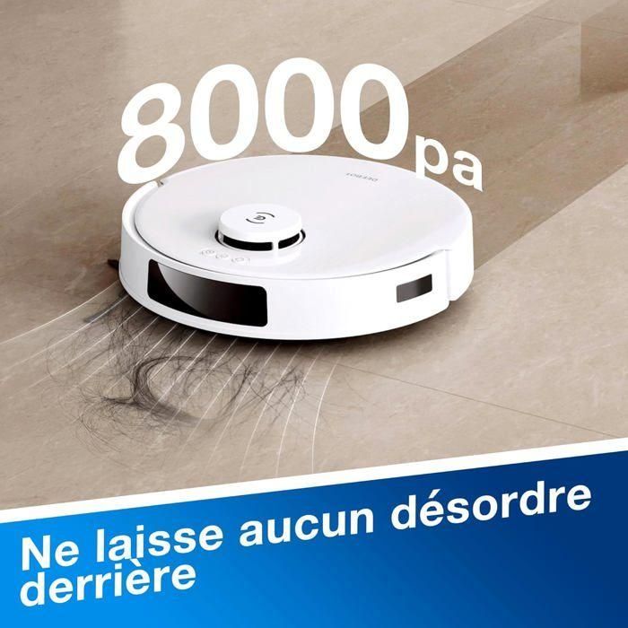 Ecovacs aaafs77809 Aspiradora robot DEEBOT N20 PLUS, PureCyclone, 8000 Pa, depósito de polvo sin consumibles. 1