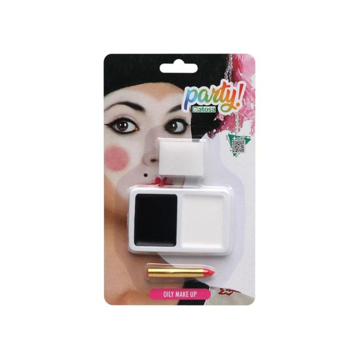 Kit Maquillaje Geisha Asiática Carnaval - Paleta de colores esenciales para teatro y eventos