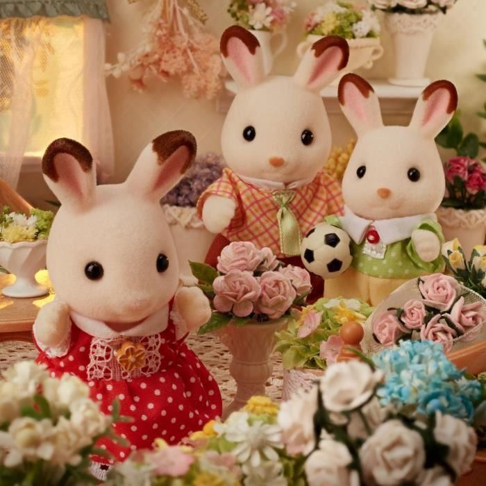 La familia de conejo de chocolate - Familias Sylvanian - 5655 - de 3 años 4 La familia de conejo de chocolate - Familias Sylvanian - 5655 - de 3 años 4