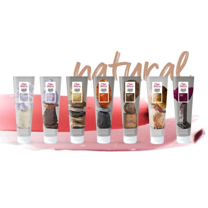 Wella Color Fresh Mask Mint 150ml Mascarilla de Color Temporal Cero Daño Cabello Suave Hidratado Mantenimiento Color