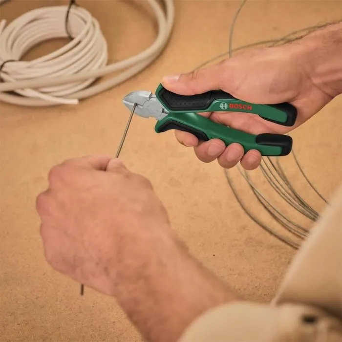 Bosch BOS4053423252255 Juego de 4 Alicates Corte Diagonal Preciso Duradero Universal Punta Larga Agarre Múltiple 3
