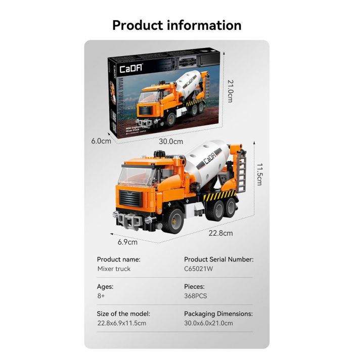 Mezcladora De Cemento 368 Pzas C65021W 7 Mezcladora De Cemento 368 Pzas C65021W 7