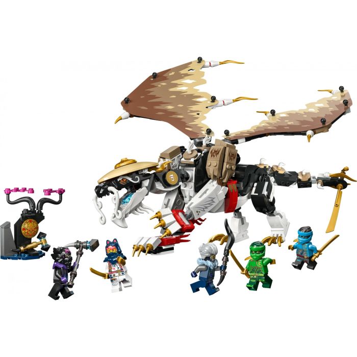 LEGO 71809 NINJAGO Equivale al Maestro Dragón, juguete ninja con 5 minifiguras (Lloyd y Nya) 1