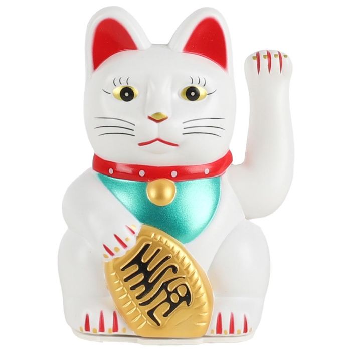 Gato Suerte- Manekineko Mister Gadget altura 13  4