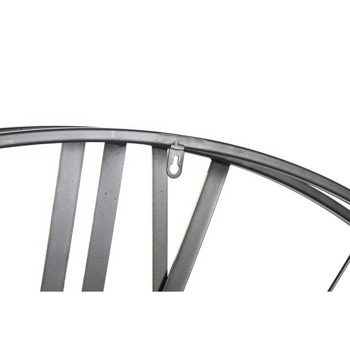 Reloj de Pared Home ESPRIT Blanco Dorado Metal 140 x 9 x 140 cm 2