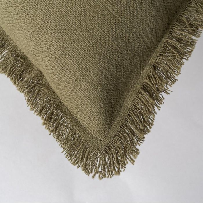 Cojín Verde 70% Algodón / 30% Lino 60 X 60 cm