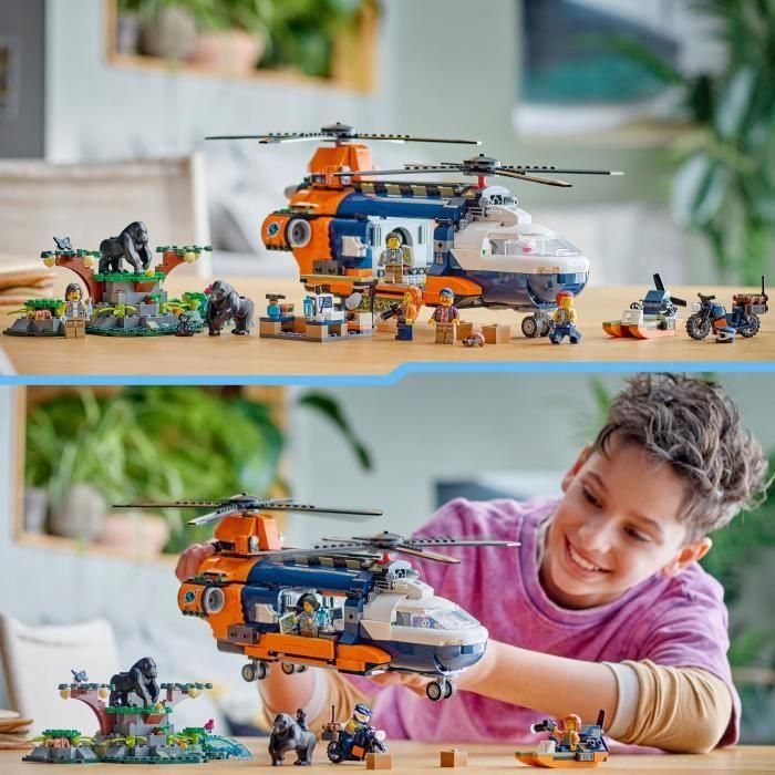 LEGO City 60437 Helicóptero del Explorador de la Selva al Campamento Base, 8 años 4 LEGO City 60437 Helicóptero del Explorador de la Selva al Campamento Base, 8 años 4