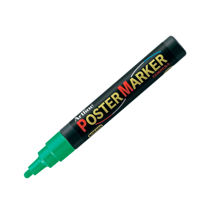 Artline Rotulador Cartelería Epp-4-Ver Punta Redonda 2 Mm Color Verde 1