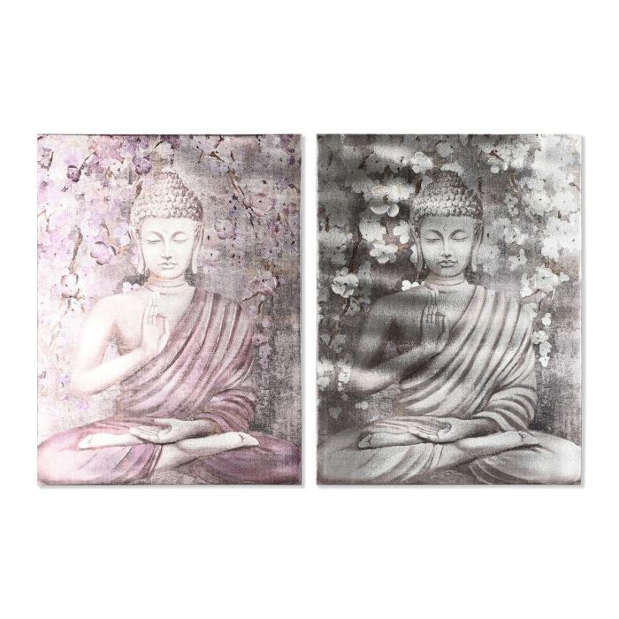 Cuadro Oriental DKD Home Decor Dorado Granate 2.7 x 80 x 60 cm (2 Unidades) Cuadro Oriental DKD Home Decor Dorado Granate 2.7 x 80 x 60 cm (2 Unidades)