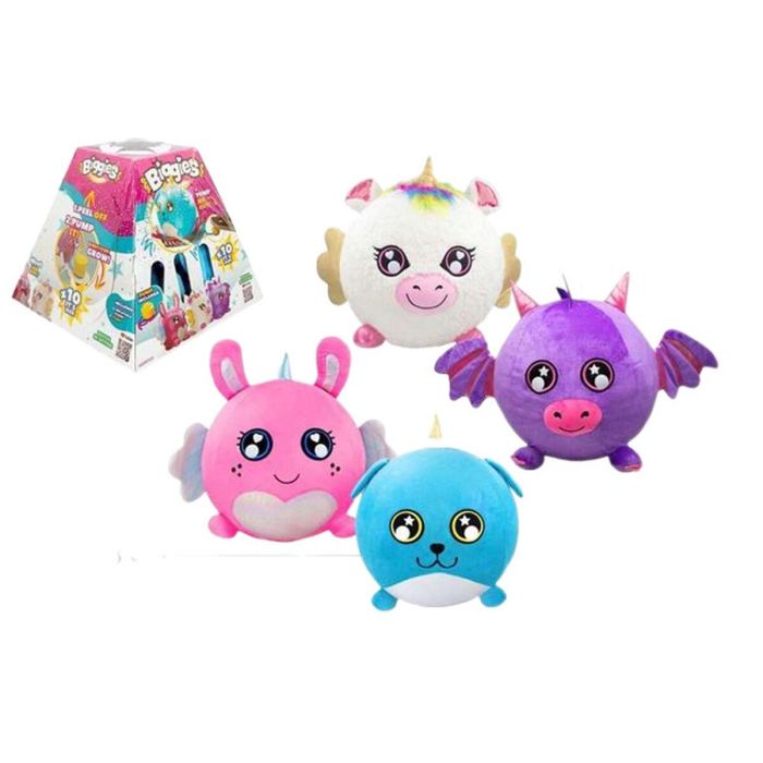 Biggies Peluche que Crecen sin Parar, Suave y Tierno, 51,5 cm. Incluye Bomba para Inflarlo, Aumenta su Tamaño x10. Modelos Surtidos +3 años. 1 Biggies Peluche que Crecen sin Parar, Suave y Tierno, 51,5 cm. Incluye Bomba para Inflarlo, Aumenta su Tamaño x10. Modelos Surtidos +3 años. 1