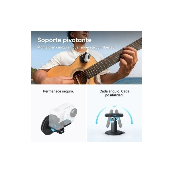 Insta360 C1mara Digital Deportiva Insta360 GO Ultra Pack Creador 4K 360a Negra 4