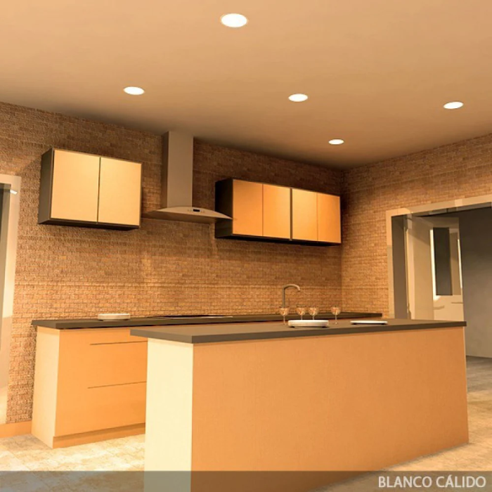 BX3 LIGHT Placa LED Circular 12W 860Lm 3000K Blanco Cálido Vida 40000H BX3-CIR12W-WW